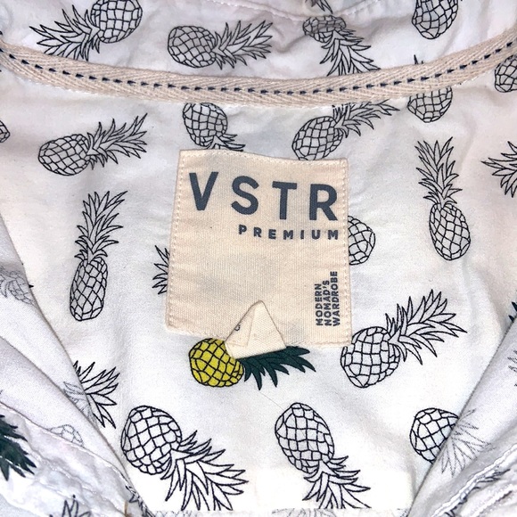 VSTR Pineapple pattern short sleeve button down shirt - Picture 7 of 11